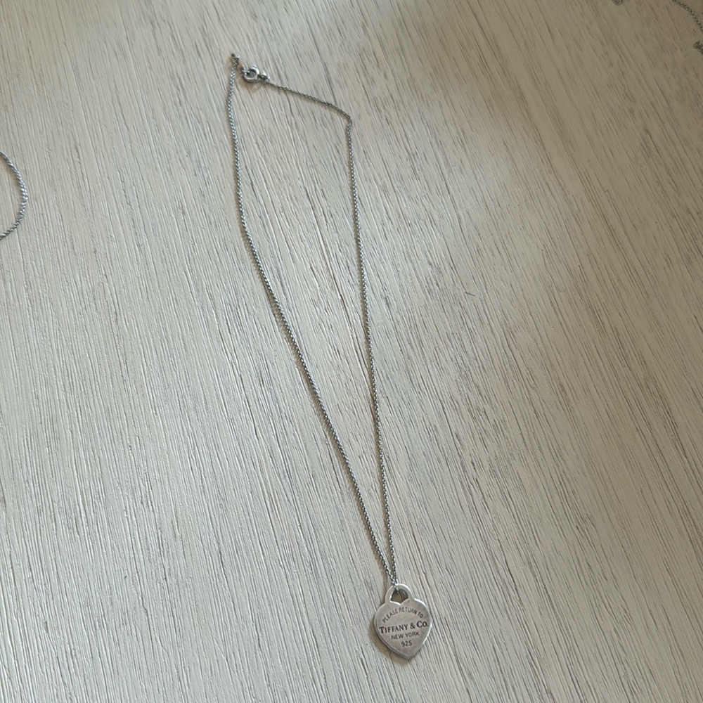 Tiffany and co heart necklace